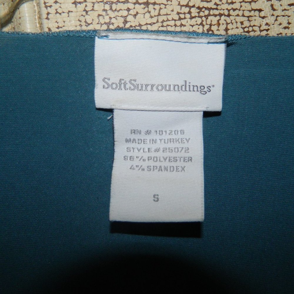 Soft Surroundings Open Front Kimino Cardigan Top Size S - Picture 4 of 5